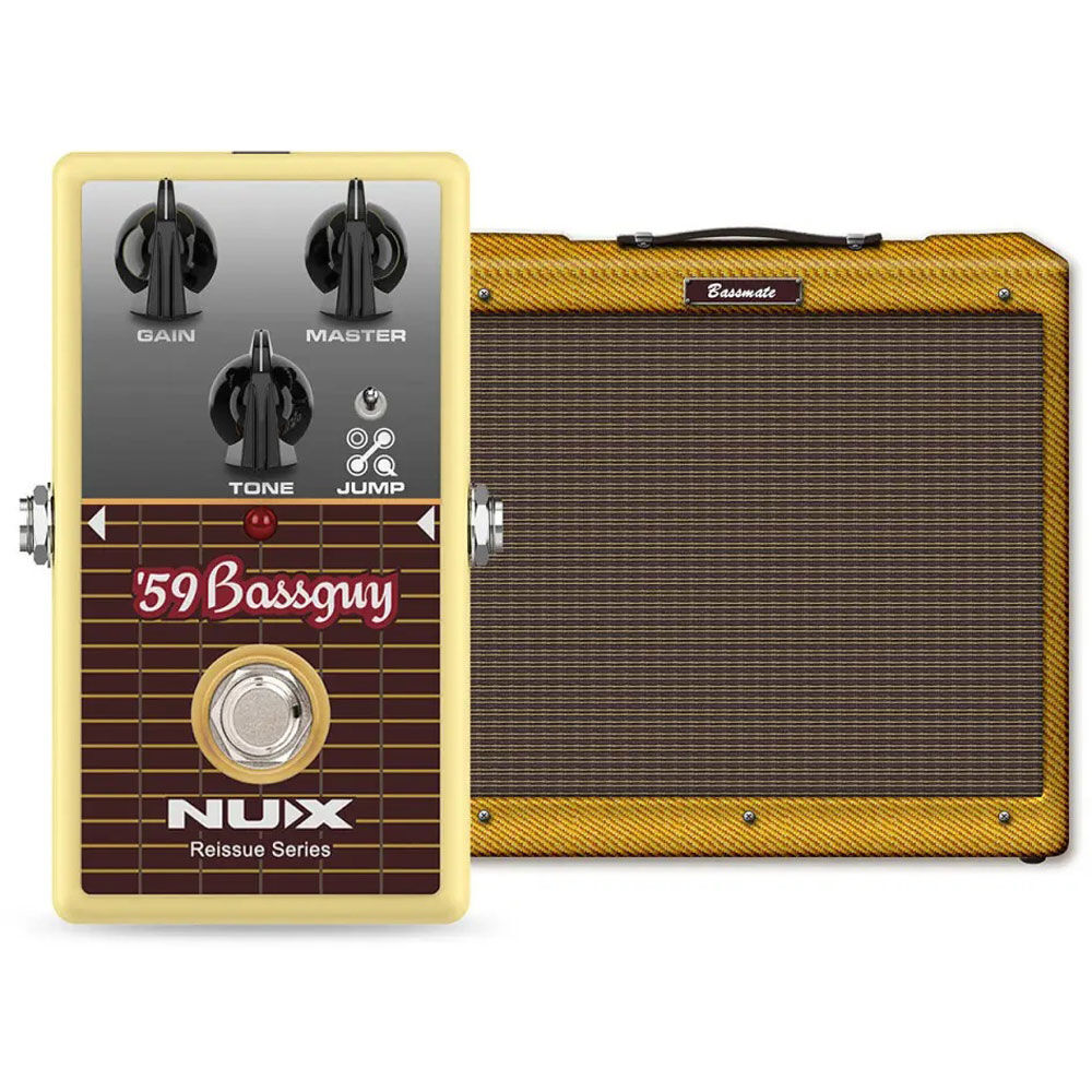 NUX Re-Issue Series '59 Bassguy Overdrive Pedal (Based on Fender '59 Bassman)