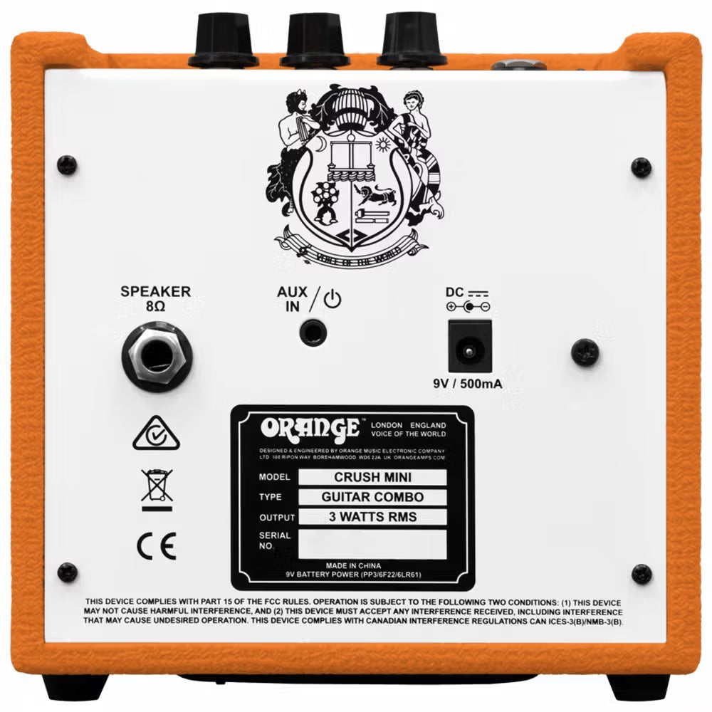 Orange Crush Mini 3-Watt Electric Guitar Amp