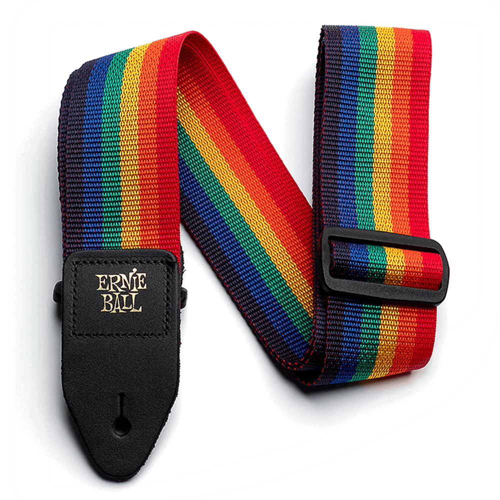 Ernie Ball Polypro Guitar Strap (Rainbow)