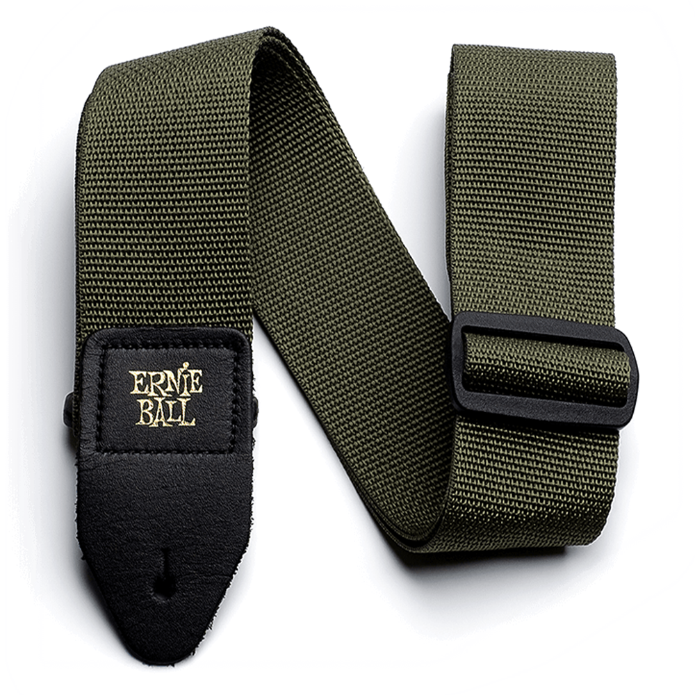 Ernie Ball Polypro Guitar Strap (Olive)
