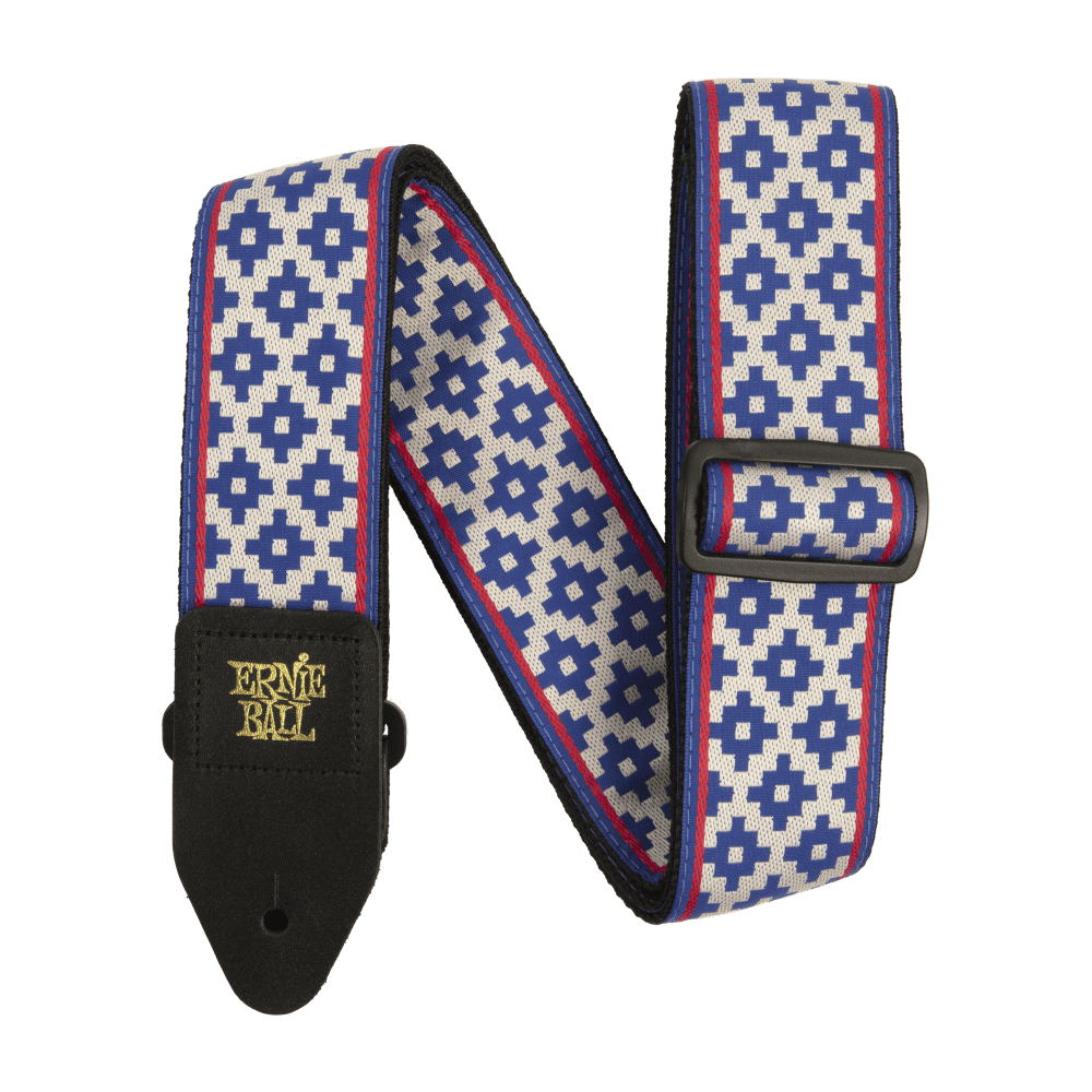 Ernie Ball Jacquard Guitar Strap (Blue Crux)