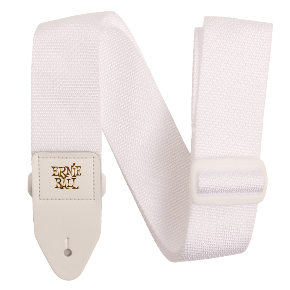 Ernie Ball Polypro Guitar Strap (White)