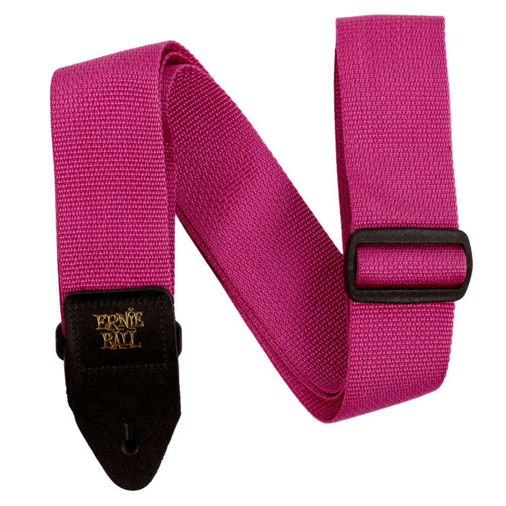 Ernie Ball Polypro Guitar Strap (Raspberry)