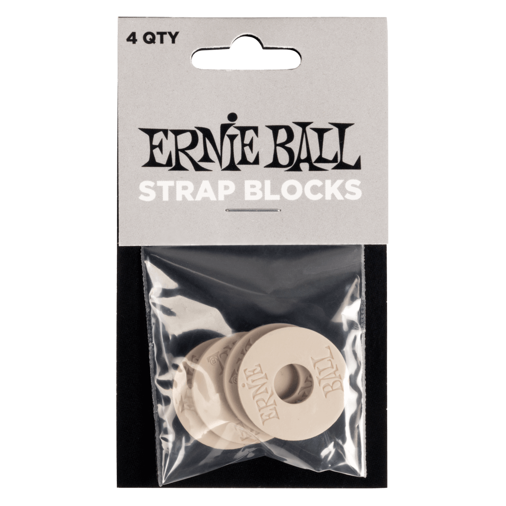 Ernie Ball 4-Pack Strap Blocks (Gray)
