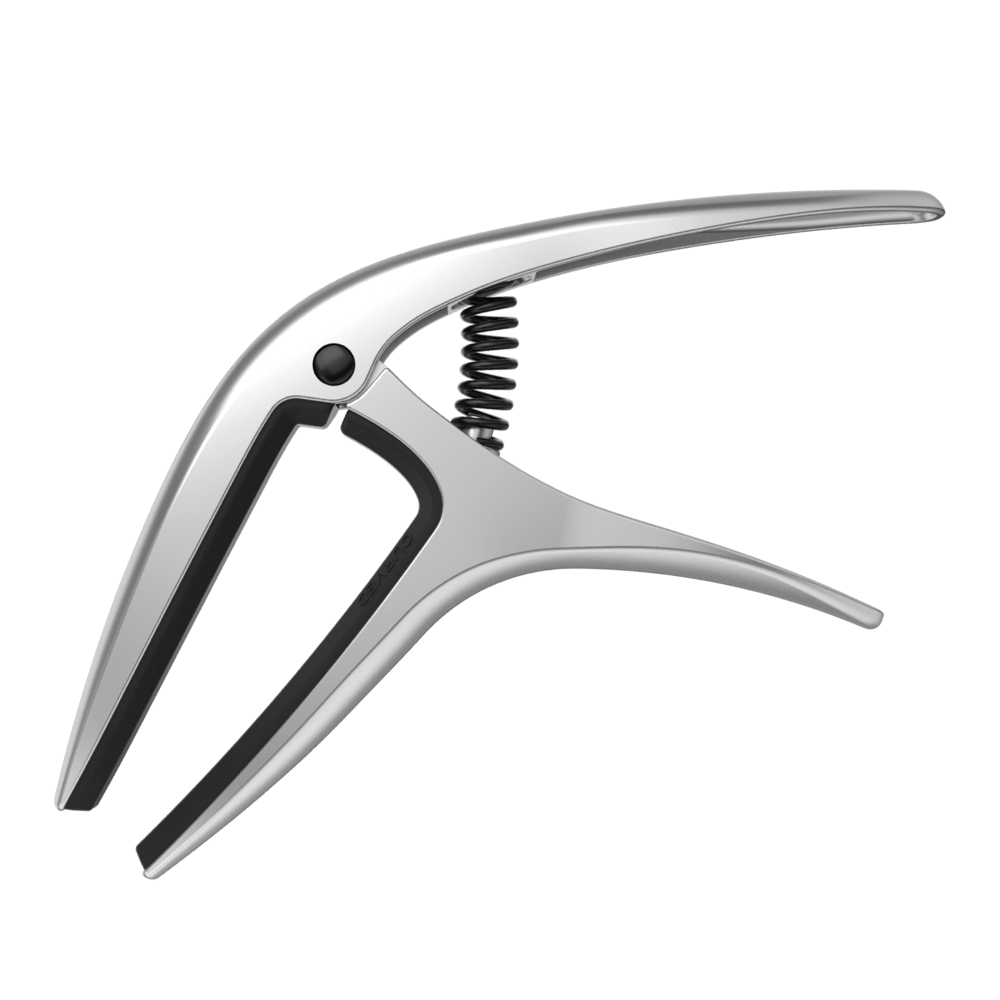 Ernie Ball Axis Capo for Acoustic and Electric Guitar (Silver)