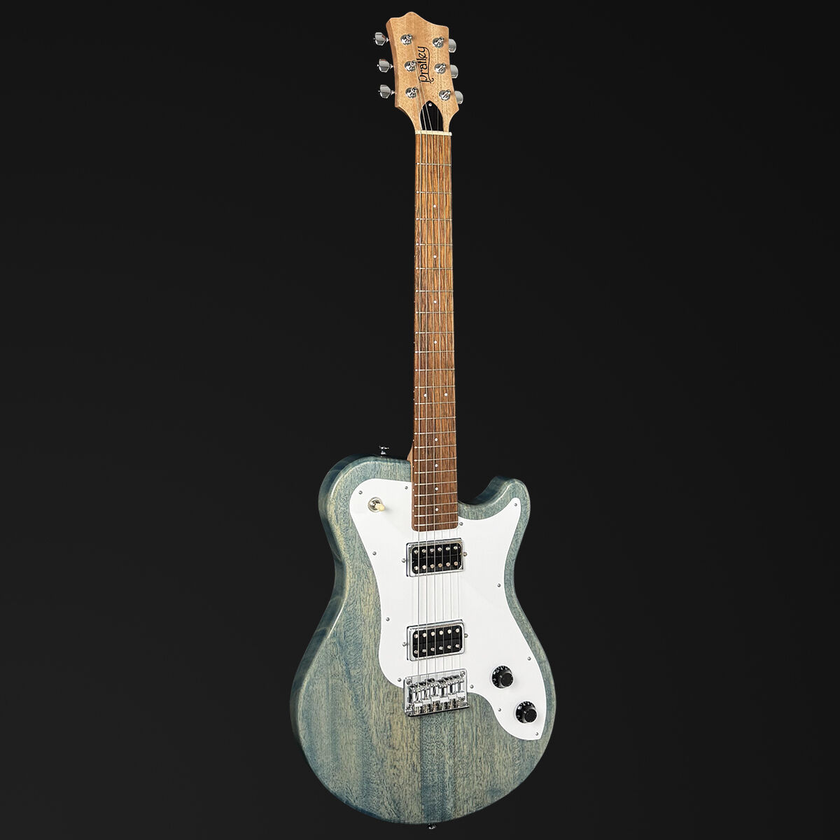 Pratley DVR Single Cutaway Electric Guitar (Denim Blue)