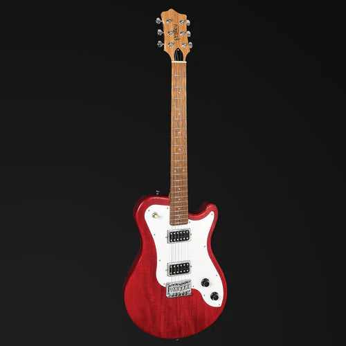 Pratley DVR Single Cutaway Electric Guitar (Natural Red)