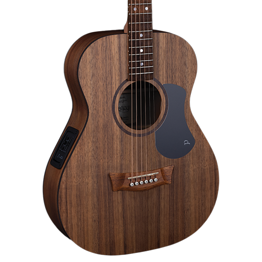 Pratley Classic Series Mini OM Acoustic Electric Guitar (All Solid Blackwood)