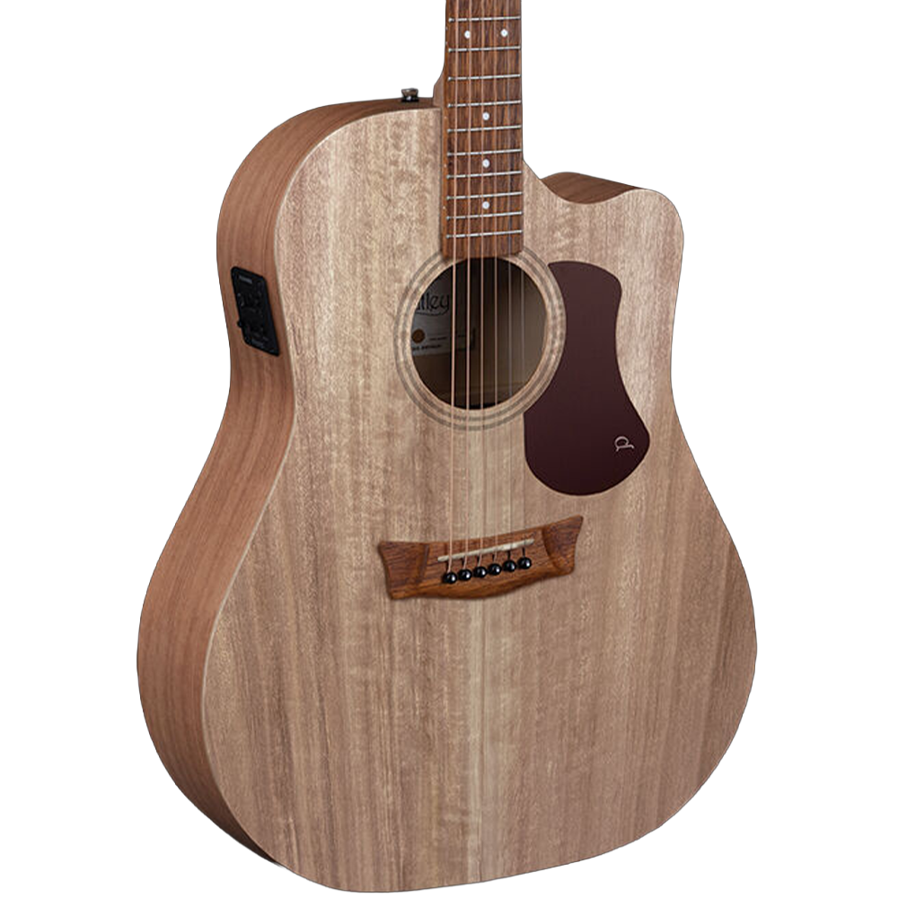 Pratley SL Dreadnought Cutaway Acoustic Electric Guitar with Case (Solid Queensland Blue Fig Top)