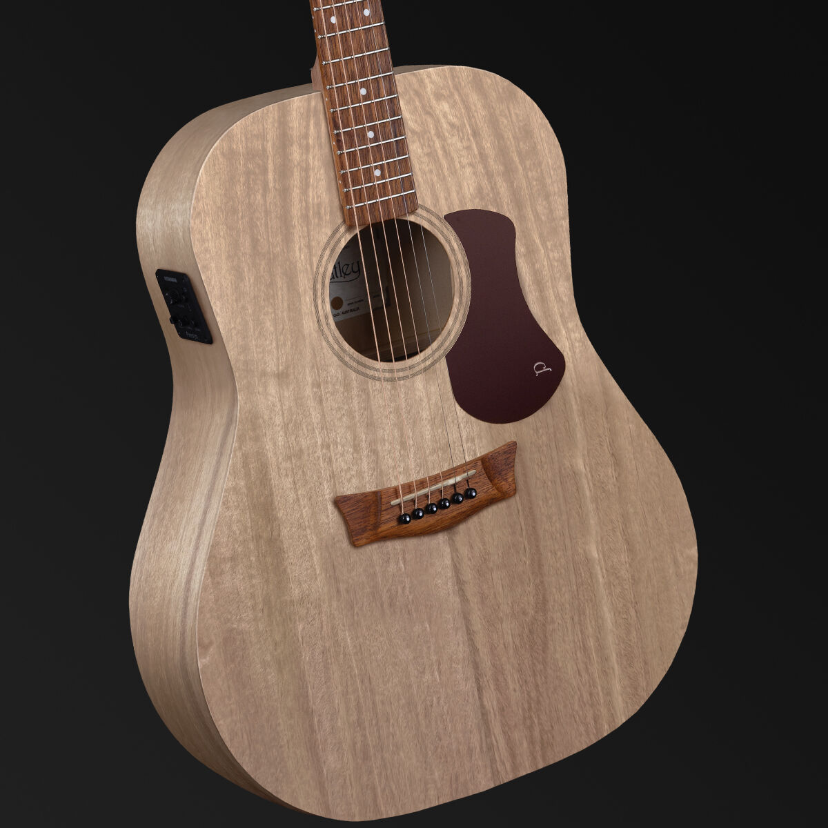 Pratley SL Dreadnought Acoustic Electric Guitar with Case (Solid Queensland Blue Fig Top)
