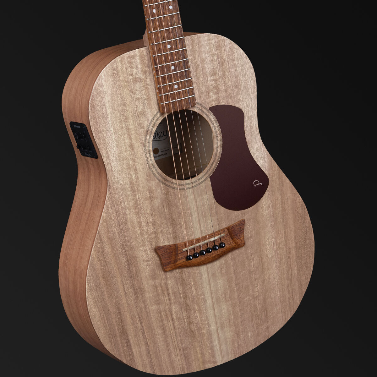 Pratley SL Stage Acoustic Electric Guitar with Case (Solid Queensland Blue Fig Top)