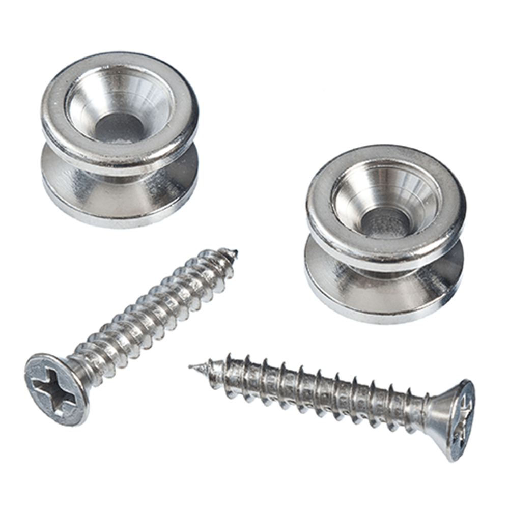 D'Addario Brass End Pin (Chrome)