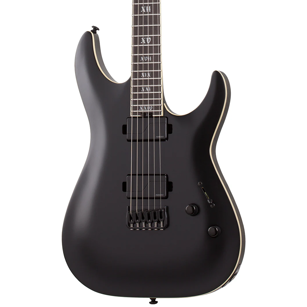 Schecter C-1 SLS Elite Evil Twin Electric Guitar (Satin Black)