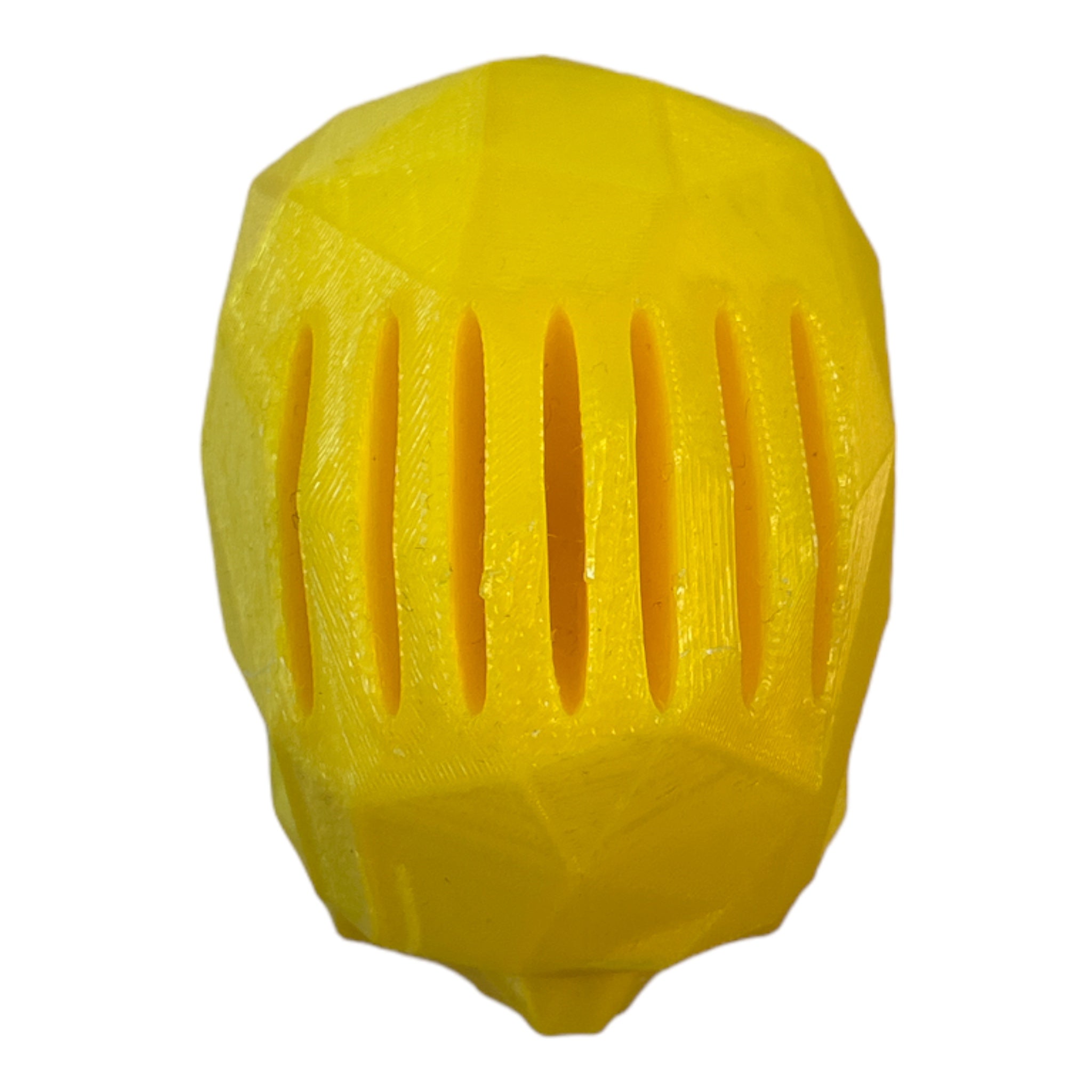 3D Printed Skull Pick Holder (Yellow)