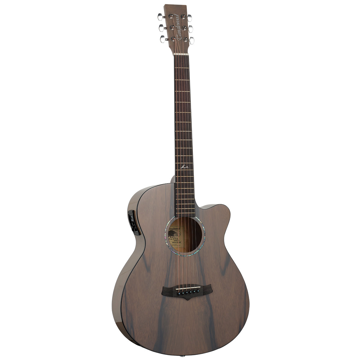 Tanglewood Azure Series Superfolk Acoustic Electric Guitar (Harbour Grey Gloss)