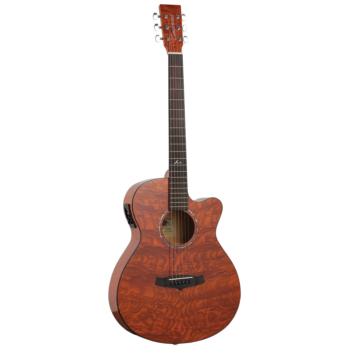 Tanglewood Azure Series Superfolk Acoustic Electric Guitar (Shoreline Amber Gloss)