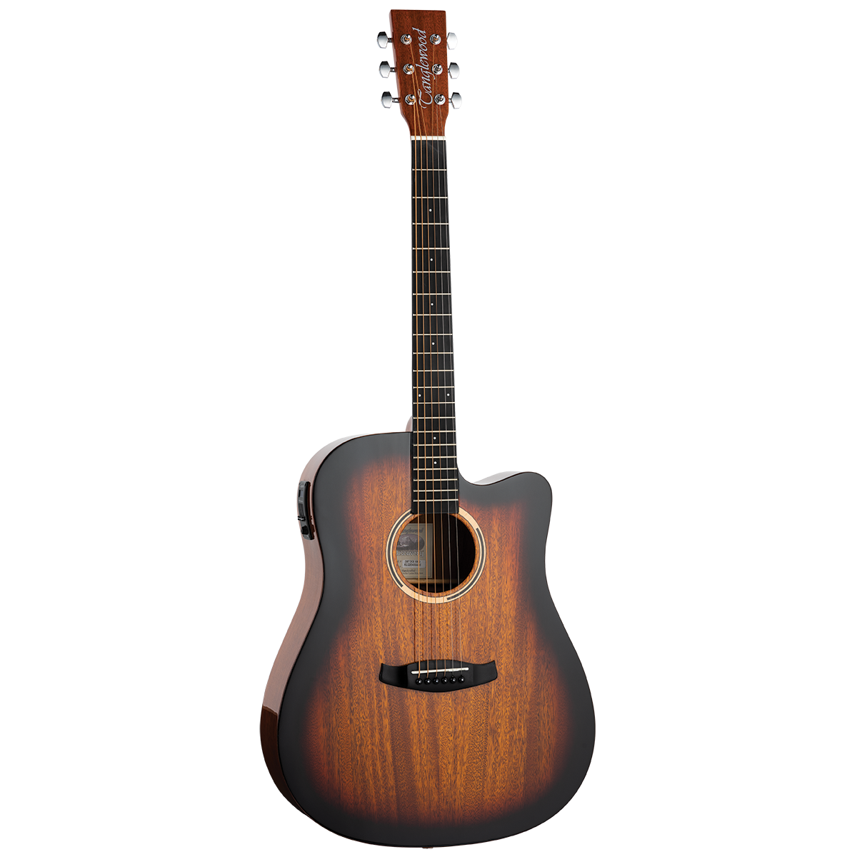Tanglewood Discovery Dreadnought Acoustic Electric Guitar (Sunburst Gloss)