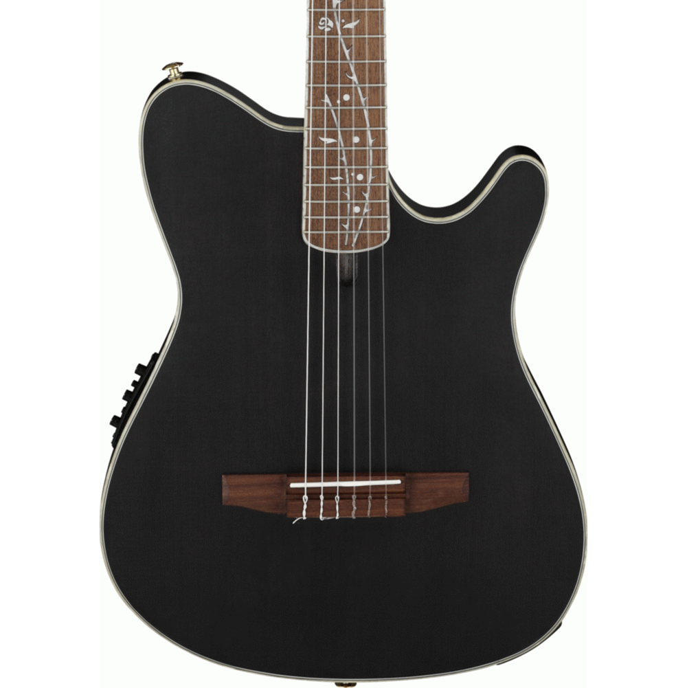 Ibanez TOD10N Tim Henson Signature Acoustic Electric Guitar (Trans Black Flat)
