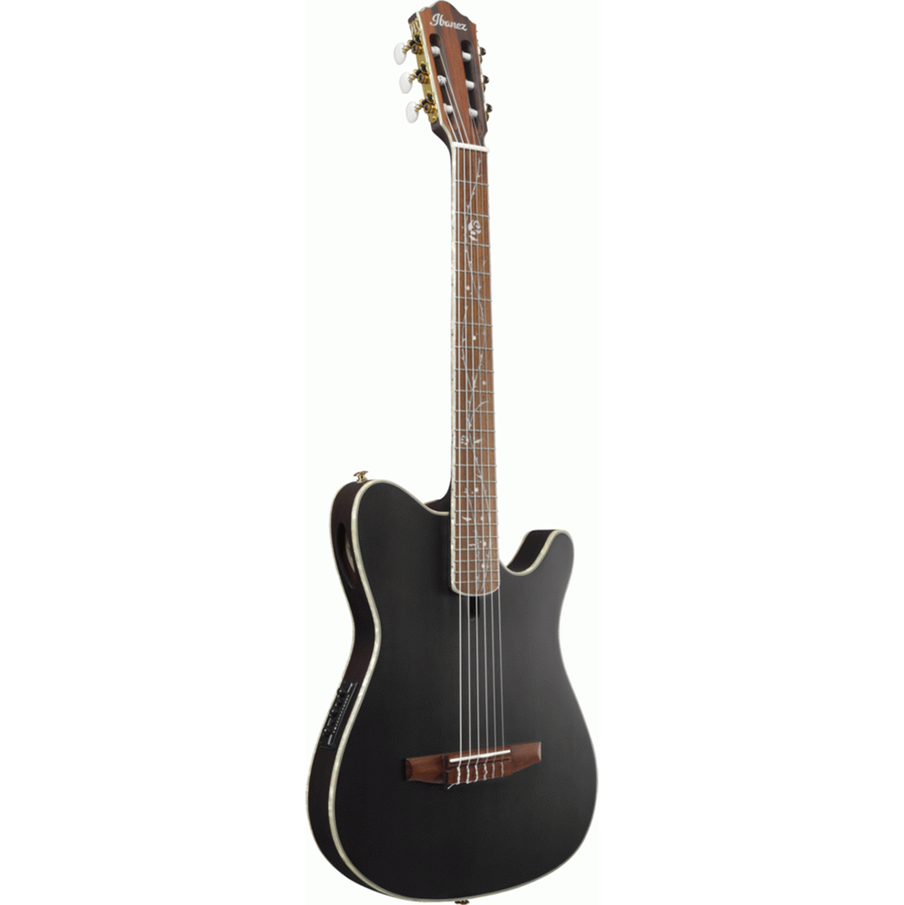 Ibanez TOD10N Tim Henson Signature Acoustic Electric Guitar (Trans Black Flat)