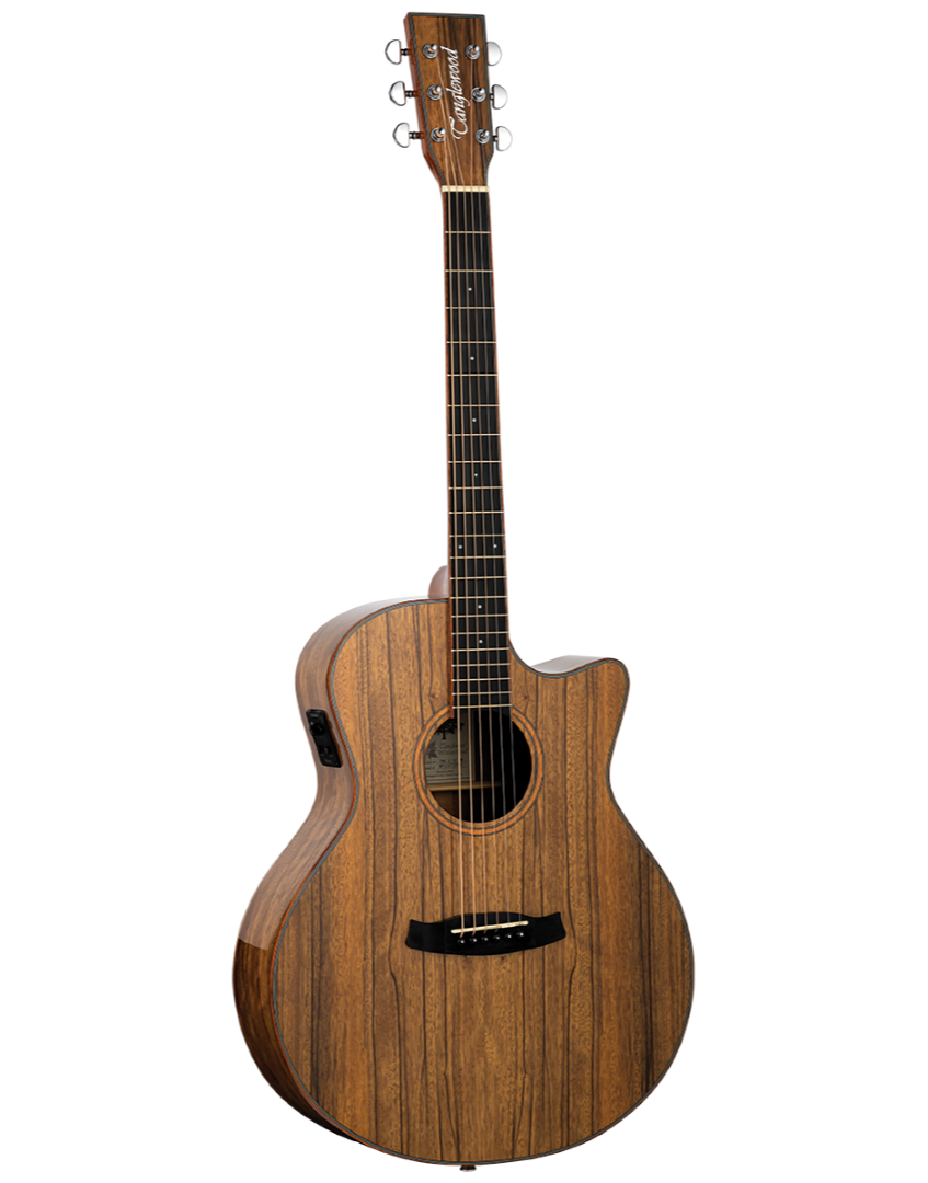 Tanglewood Winterleaf Exotic Grand Auditorium Acoustic Electric Guitar (Pacific Walnut)