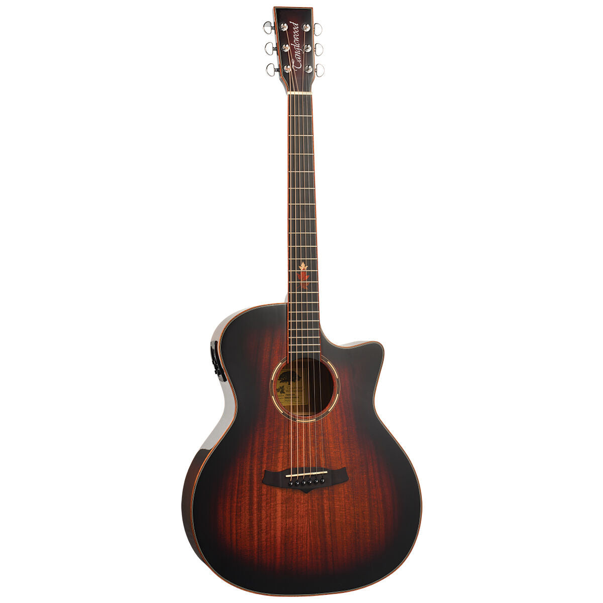 Tanglewood Winterleaf Pro Exotic Grand Auditorium Acoustic Electric Guitar (Koa)