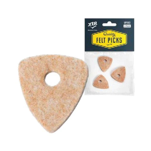 XTR Ukulele Felt Picks (3-Pack)
