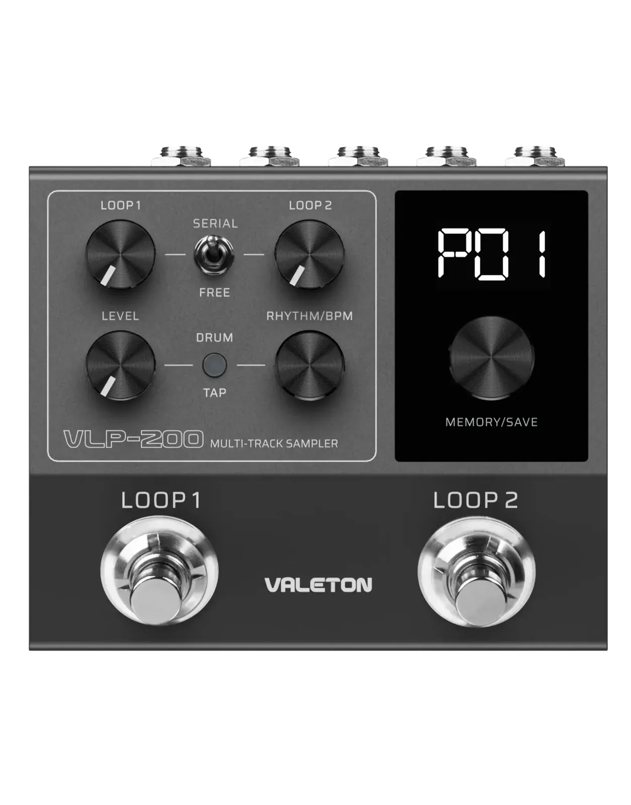 Valeton VLP-200 Dual Channel Stereo Looper Loop Pedal