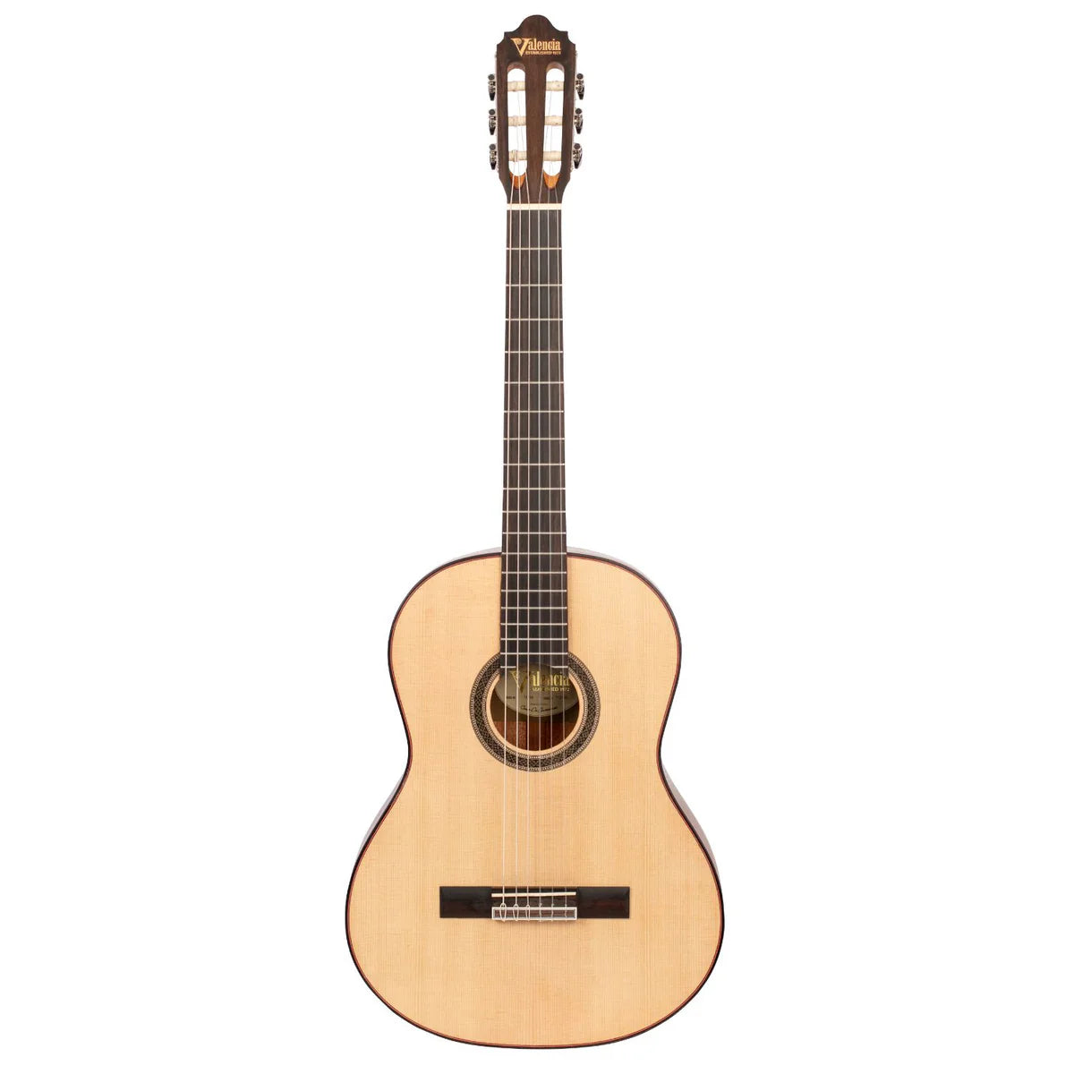 Valencia 700 Series 4/4 Size Nylon String Classical Guitar (Solid Spruce/Mahogany)