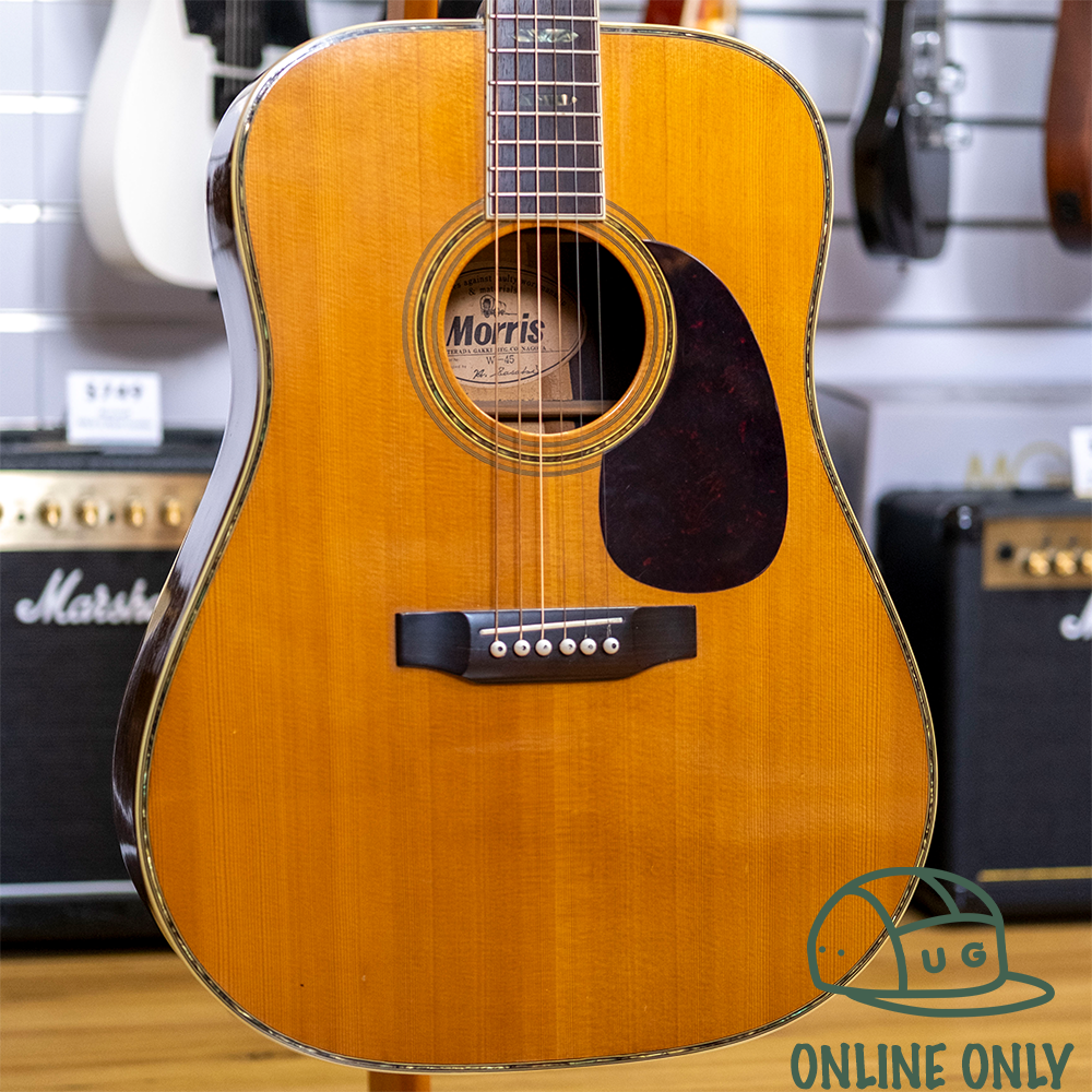 Morris W-45 Dreadnought Acoustic Guitar (Pre-Owned, 1970's MIJ)