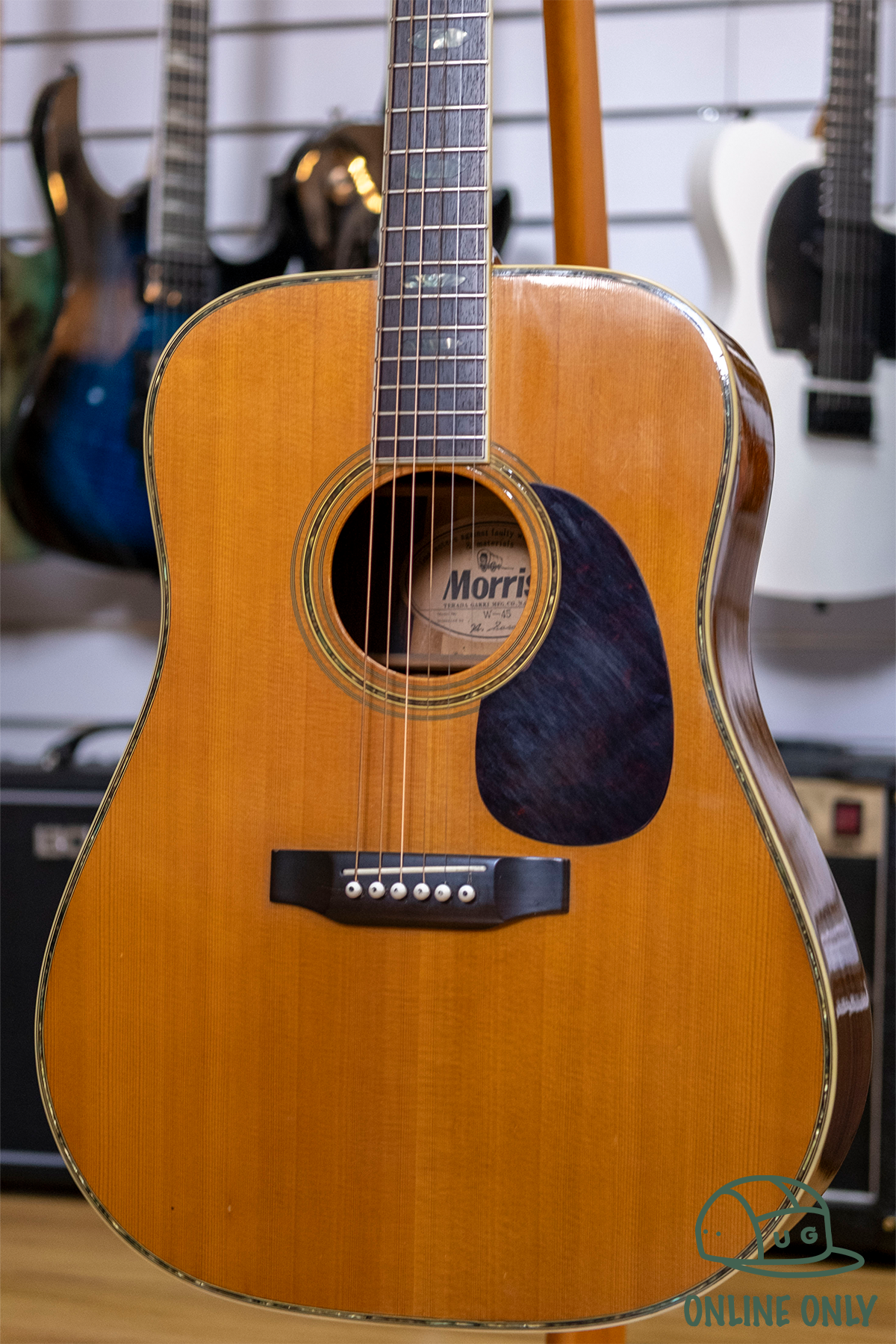 Morris W-45 Dreadnought Acoustic Guitar (Pre-Owned, 1970's MIJ)