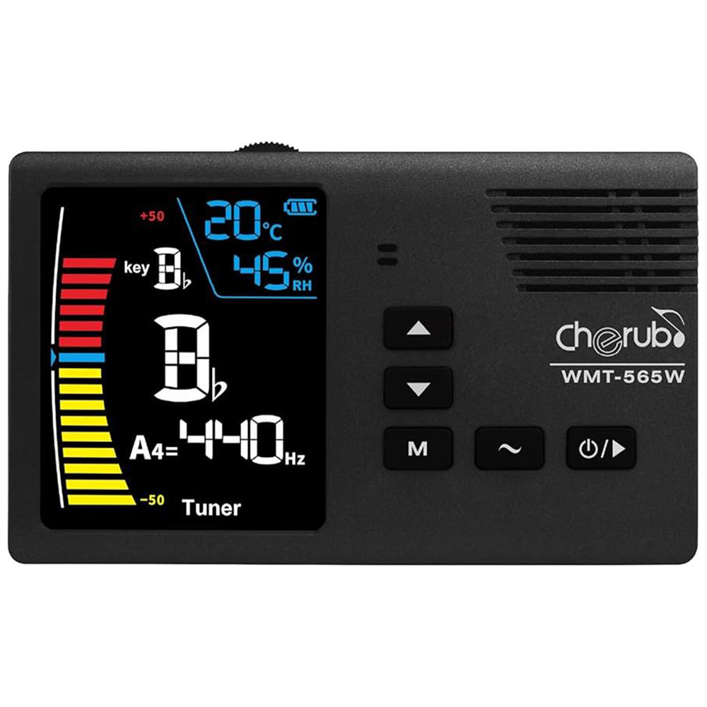 Cherub WMT-565C Rechargeable Chromatic 5-in-1 Metronom Tuner