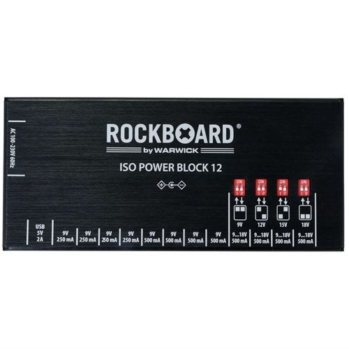 Rockboard by Warwick ISO Power Block 12 IEC Power Supply