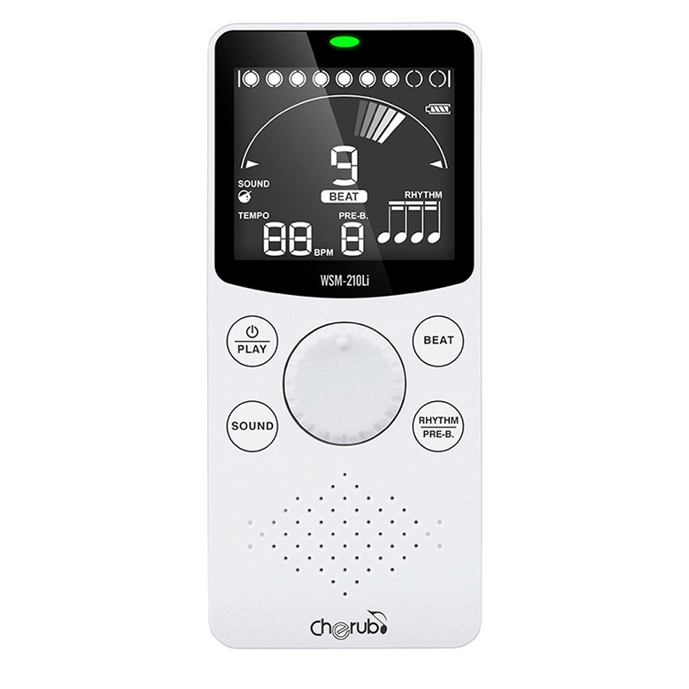 Cherub WSM-210Li Rechargeable Electronic Metronome