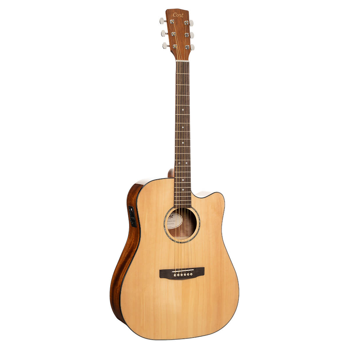 Cort Earth Series Earth60CE Dreadnought Acoustic Electric Guitar (Natural Gloss)