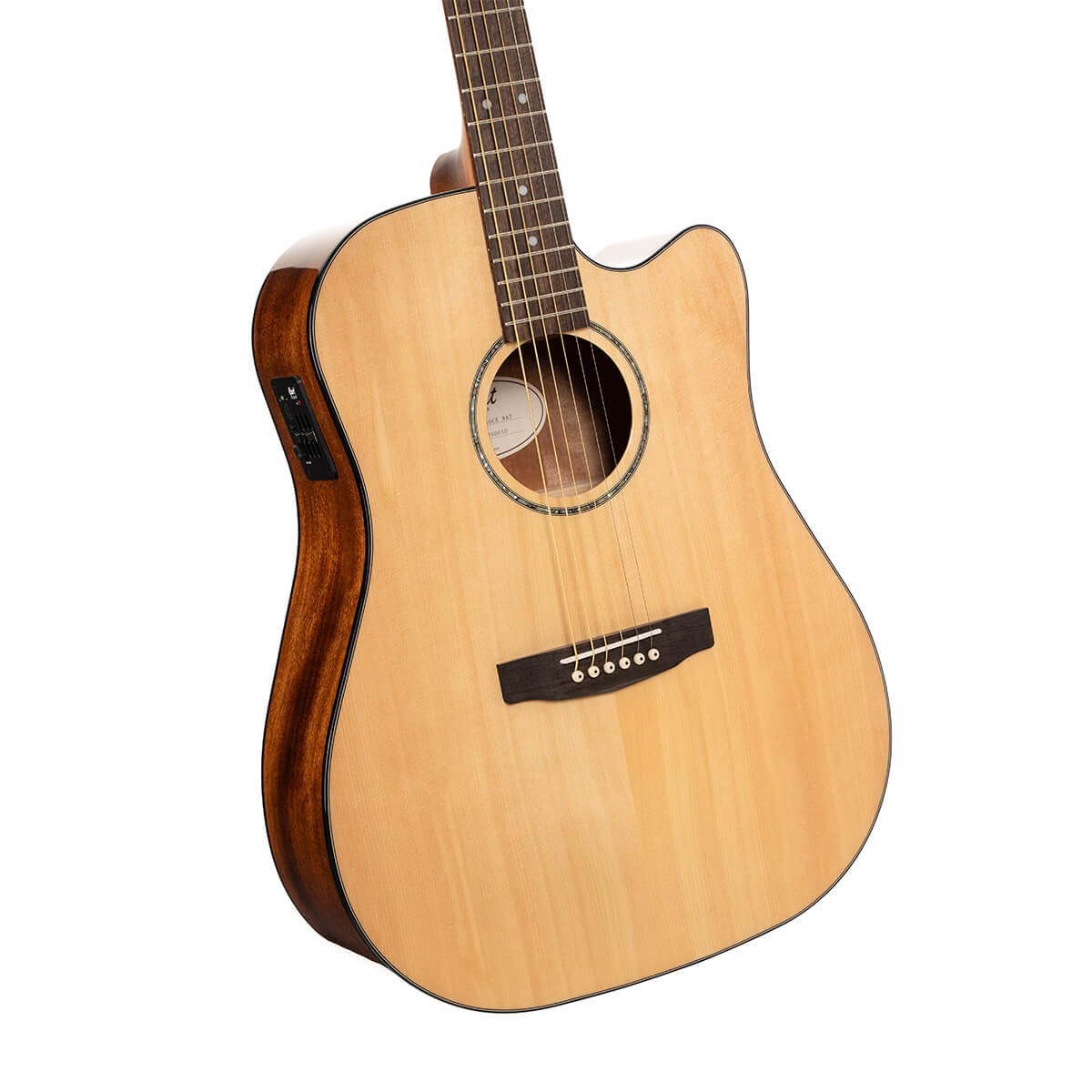 Cort Earth 60 Series Dreadnought Acoustic Electric Guitar (Solid Spruce)