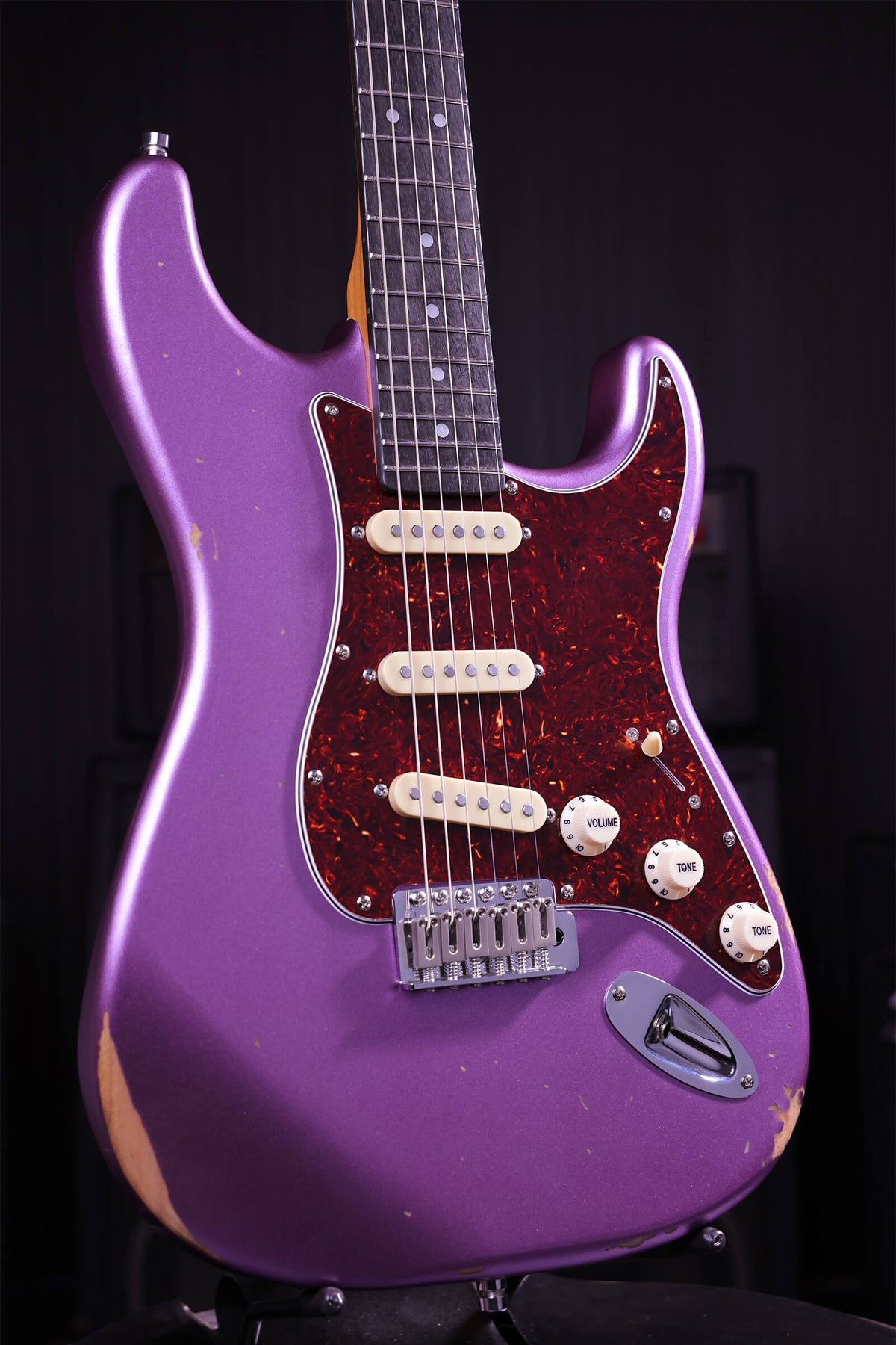 Patina PS-6 Relic Electric Guitar (Purple)