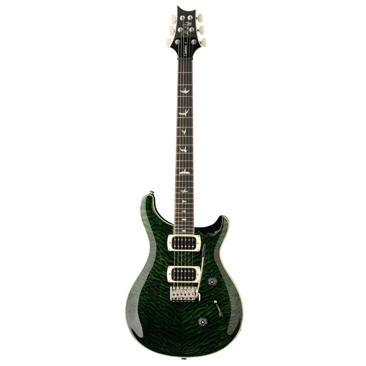 PRS SE Custom 24 Quilt Electric Guitar with Gig Bag (Teal Black)