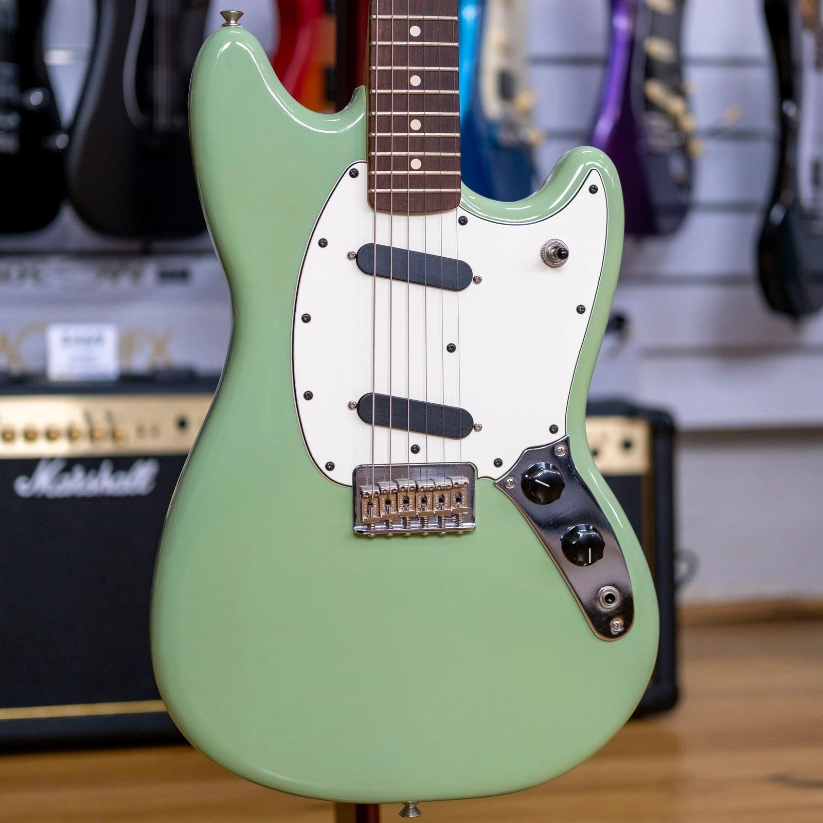 Fender Player II Mustang Electric Guitar (Birch Green) (Pre-Owned, 2024)