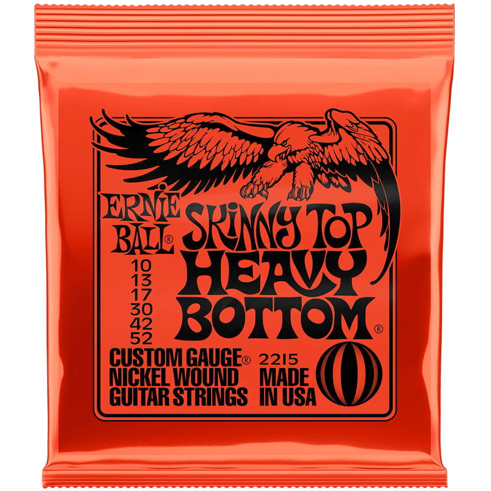 Ernie Ball Skinny Top Heavy Bottom 6-String Electric Guitar Strings (10/52)