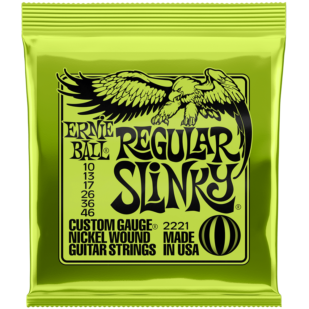 Ernie Ball Regular Slinky 6-String Electric Guitar Strings (10/46)