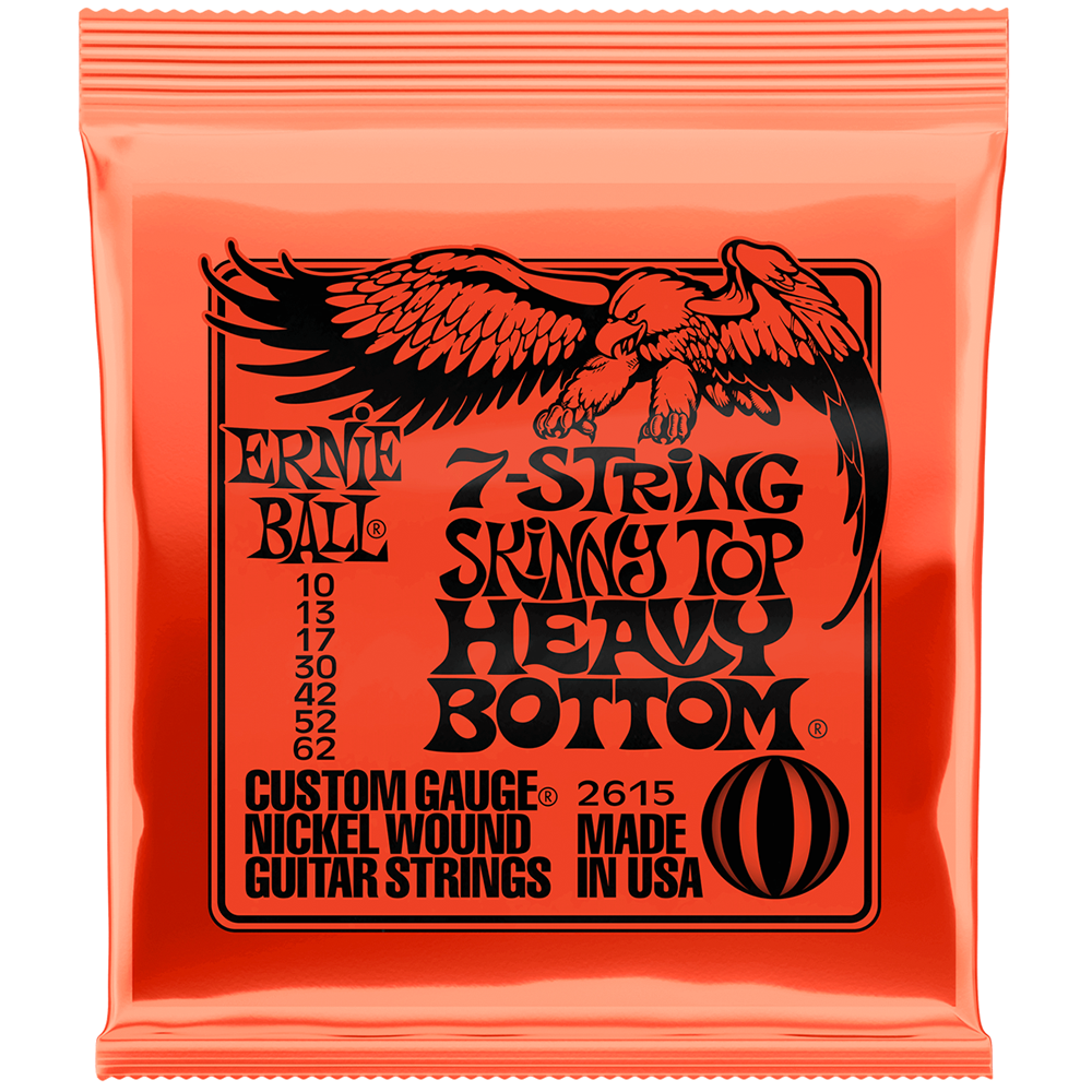 Ernie Ball Skinny Top Heavy Bottom 7-String Electric Guitar Strings (10/62)