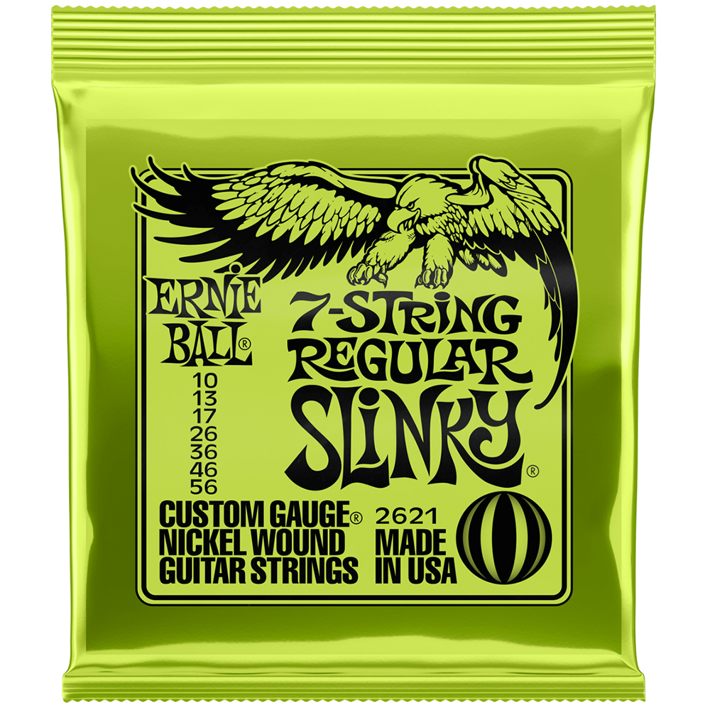 Ernie Ball Regular Slinky 7-String Electric Guitar Strings (10/56)