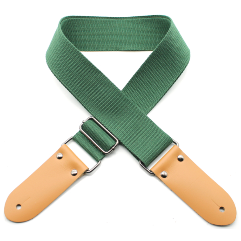 DSL Cotton Series Guitar Strap (Green)
