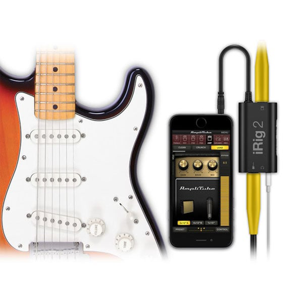 IK Multimedia iRig 2 Guitar Interface for iOS Devices