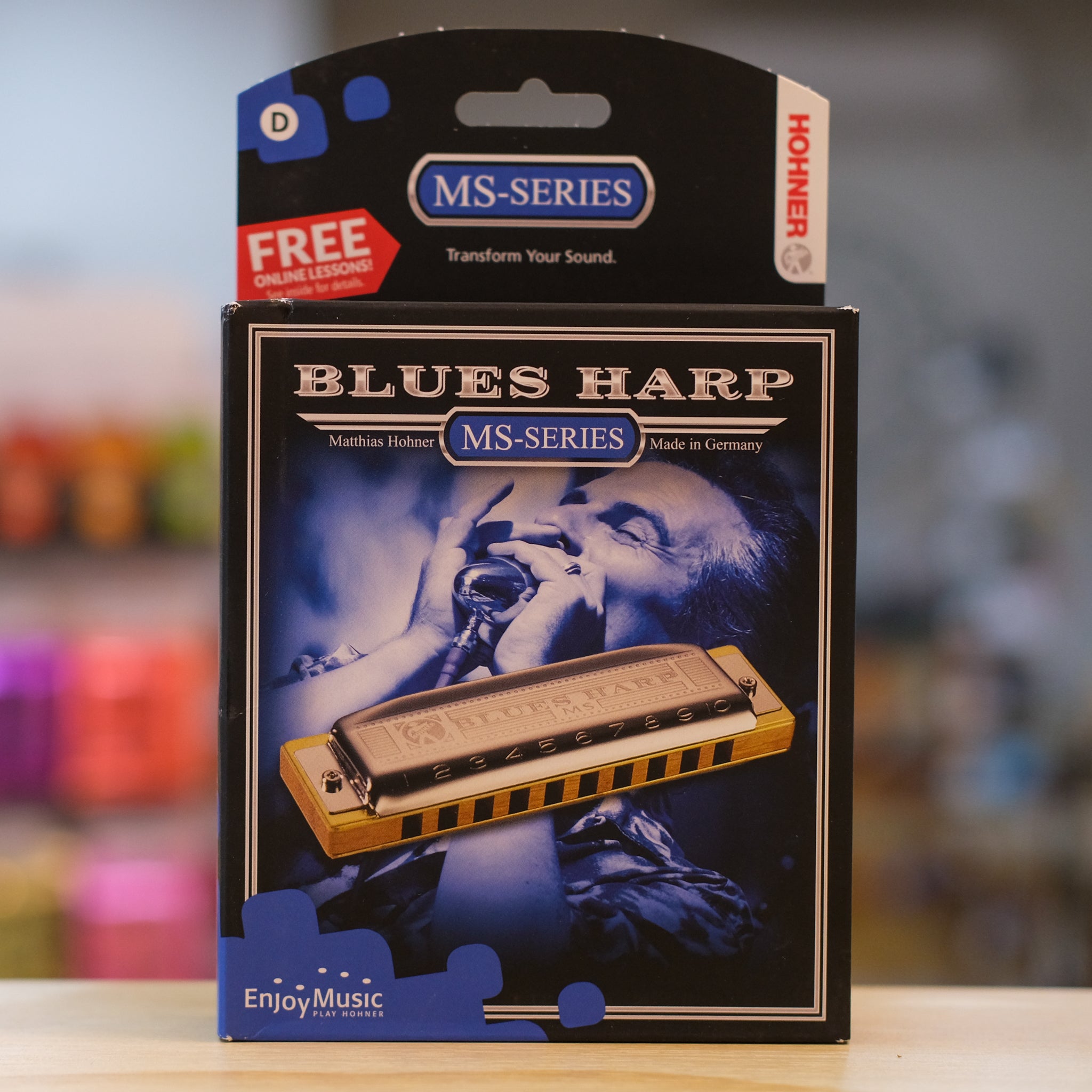 Hohner MS Series Blues Harp Harmonica (Key of D)