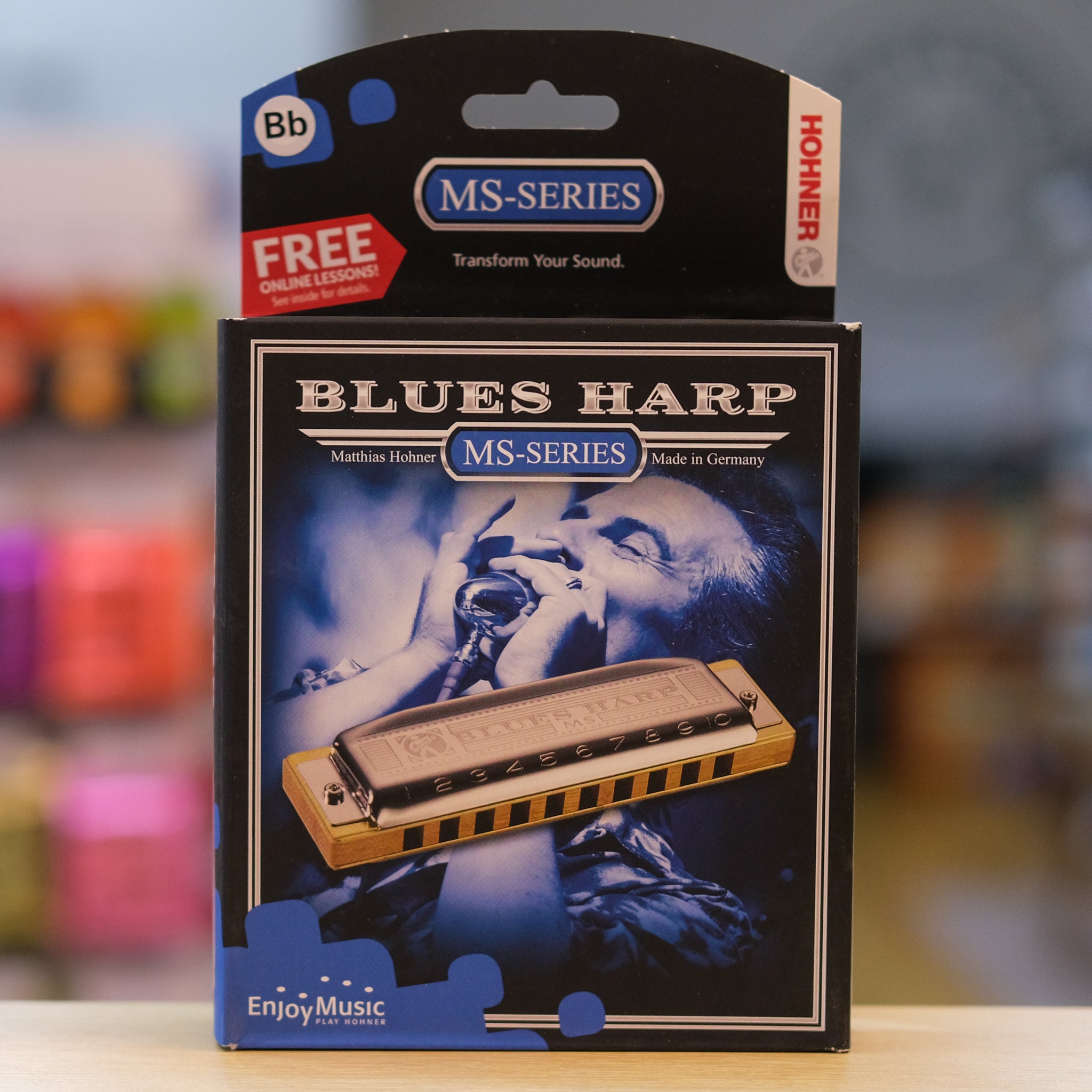 Hohner MS Series Blues Harp Harmonica (Key of Bb)