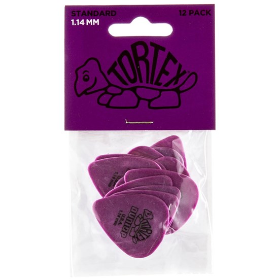 Jim Dunlop 1.14mm Tortex Standard Player Pack Guitar Picks (12-Pack)