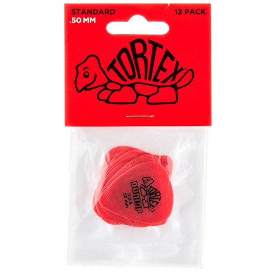 Jim Dunlop .50mm Tortex Standard Player Pack Guitar Picks (12-Pack)