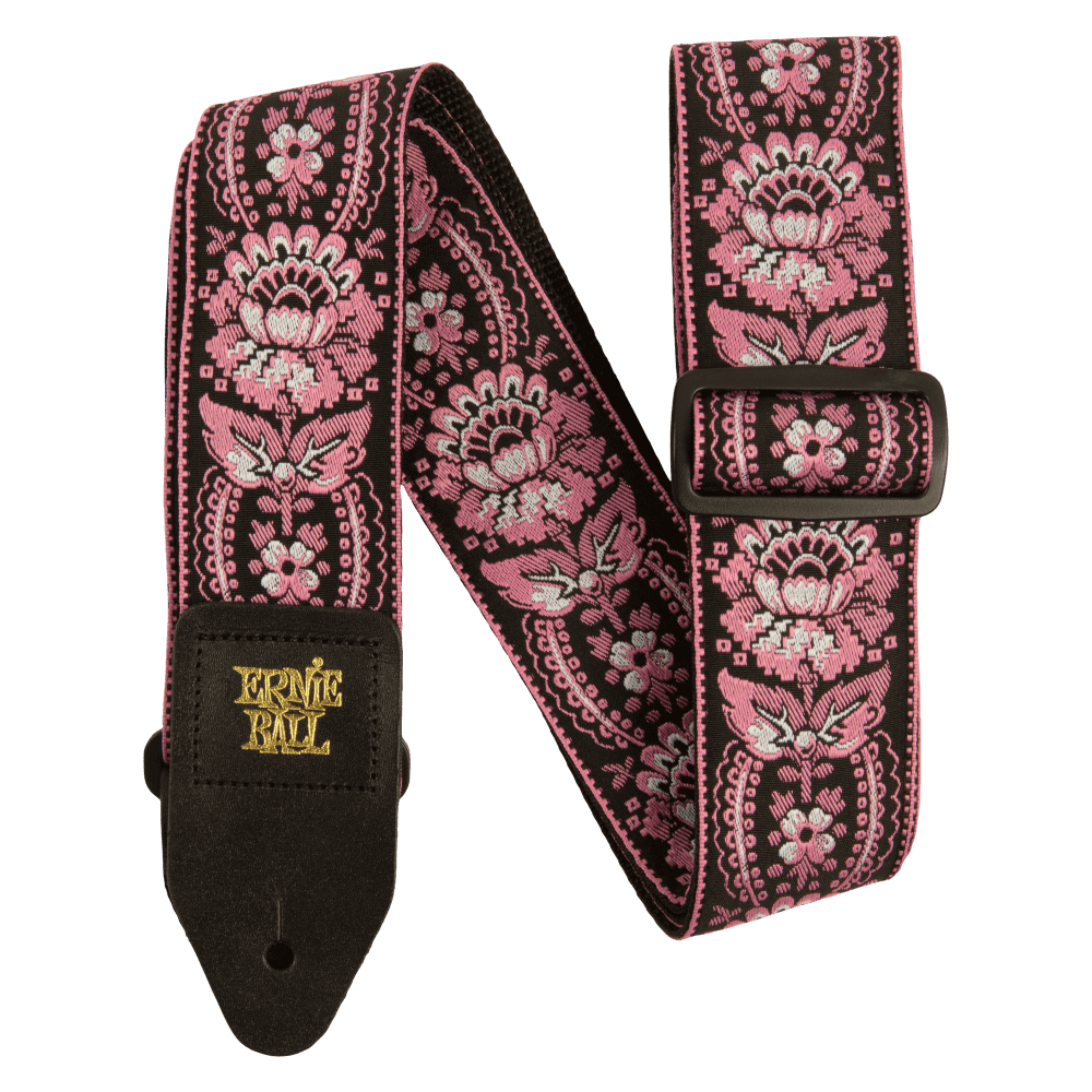 Ernie Ball Jacquard Pink Orleans Guitar Strap