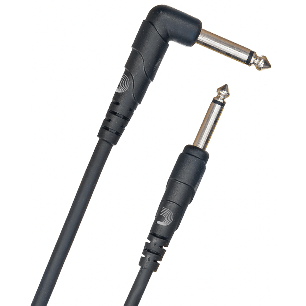 D'Addario 20ft Classic Series Instrument Cable (Right Angle to Straight)